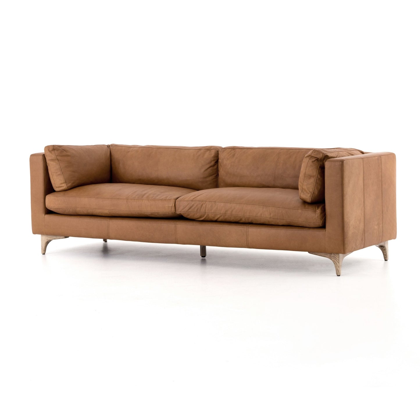 Beckwith sofa-94"-natural washed camel