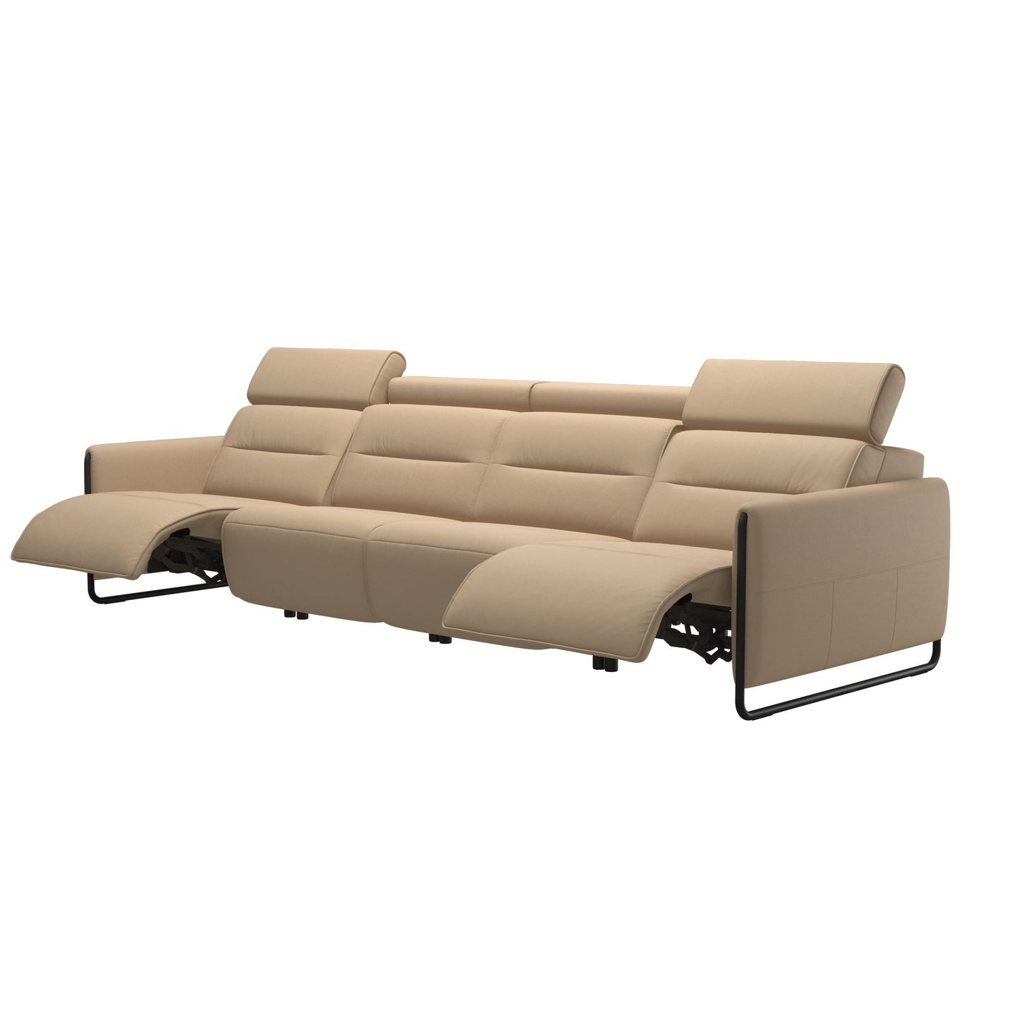 Stressless® emily steel 4 seater with 2 power pddp