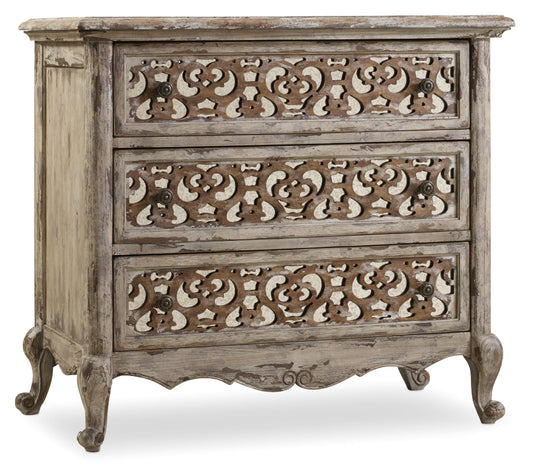 Chatelet fretwork nightstand