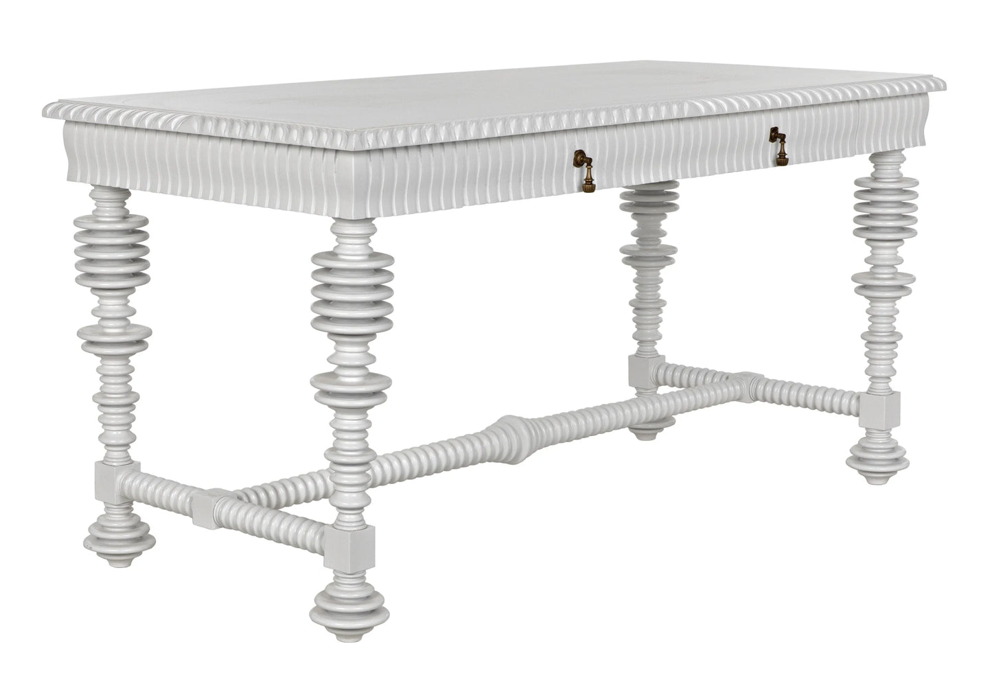 Portuguese desk, solid white