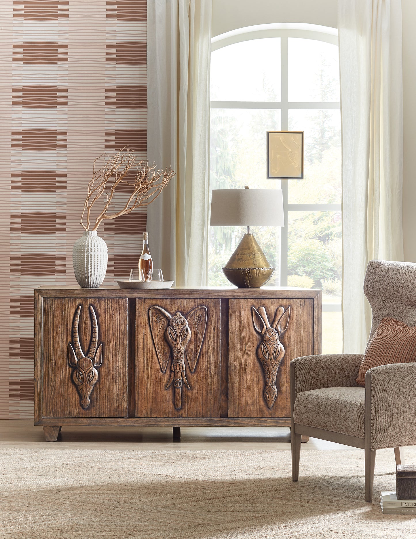 Commerce & market safari credenza