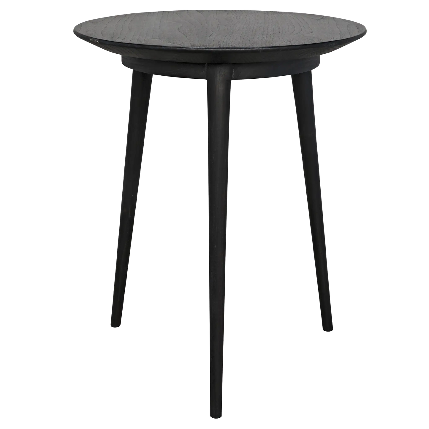 Tripod side table, charcoal black