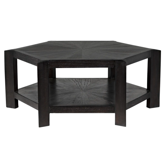 Yuhuda coffee table, sombre finish