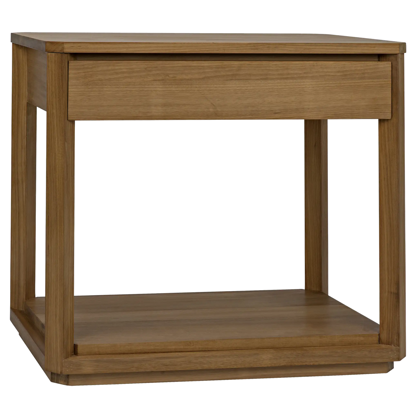 Sl11 side table, gold teak