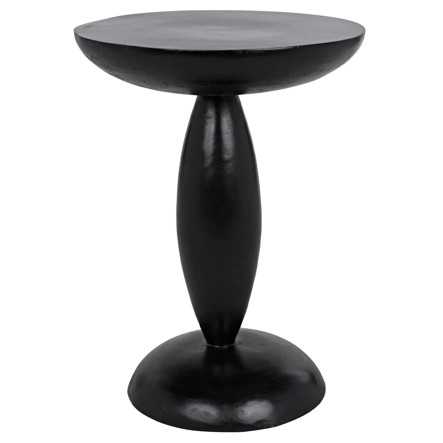 Adonis side table, hand rubbed black