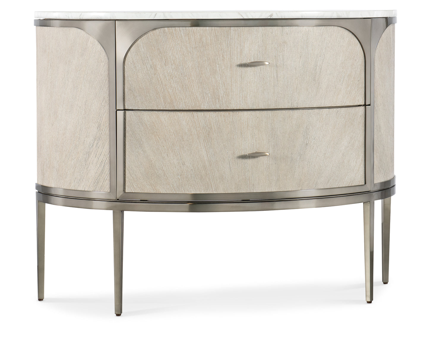 Modern mood two drawer nightstand