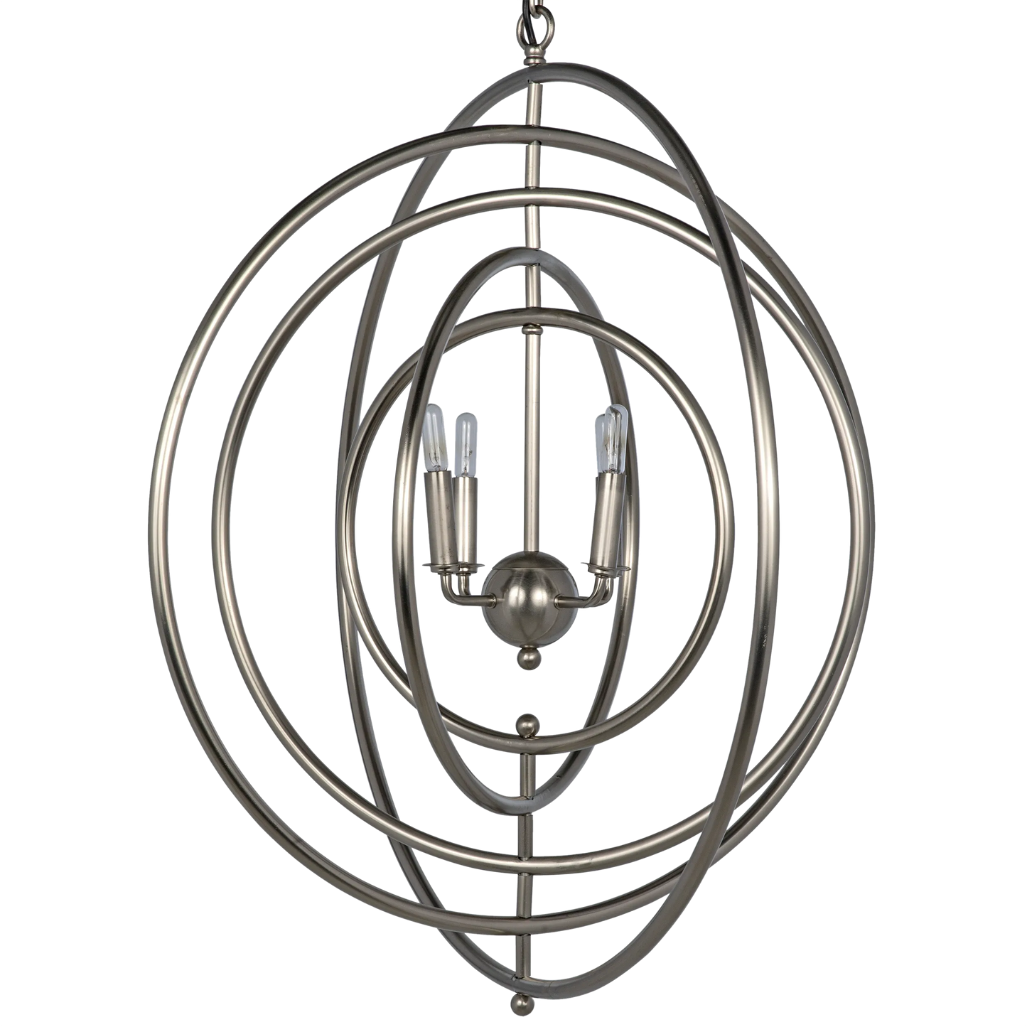 Brooks pendant, metal with antique silver finish