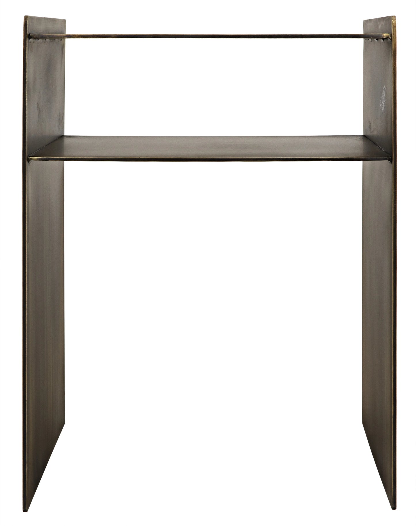 Cyrus side table, aged brass