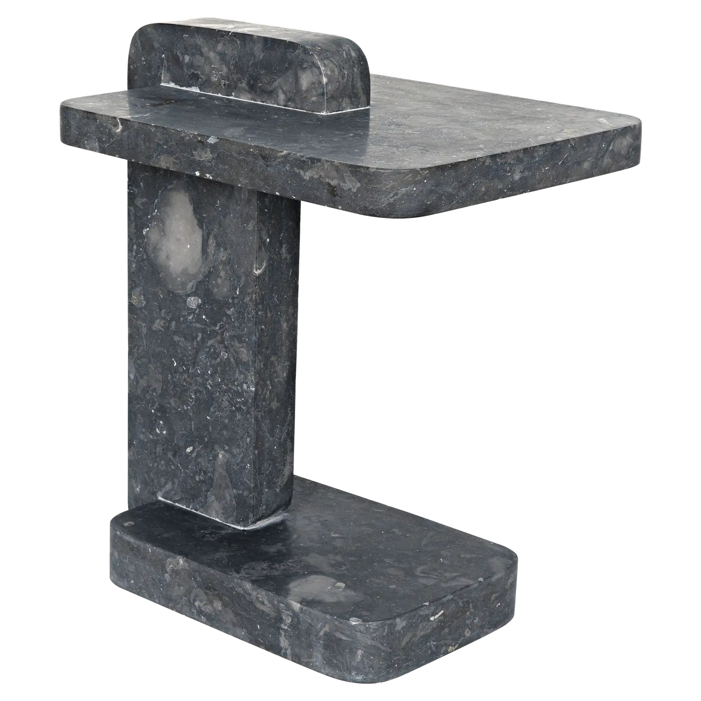 North side table, black marble