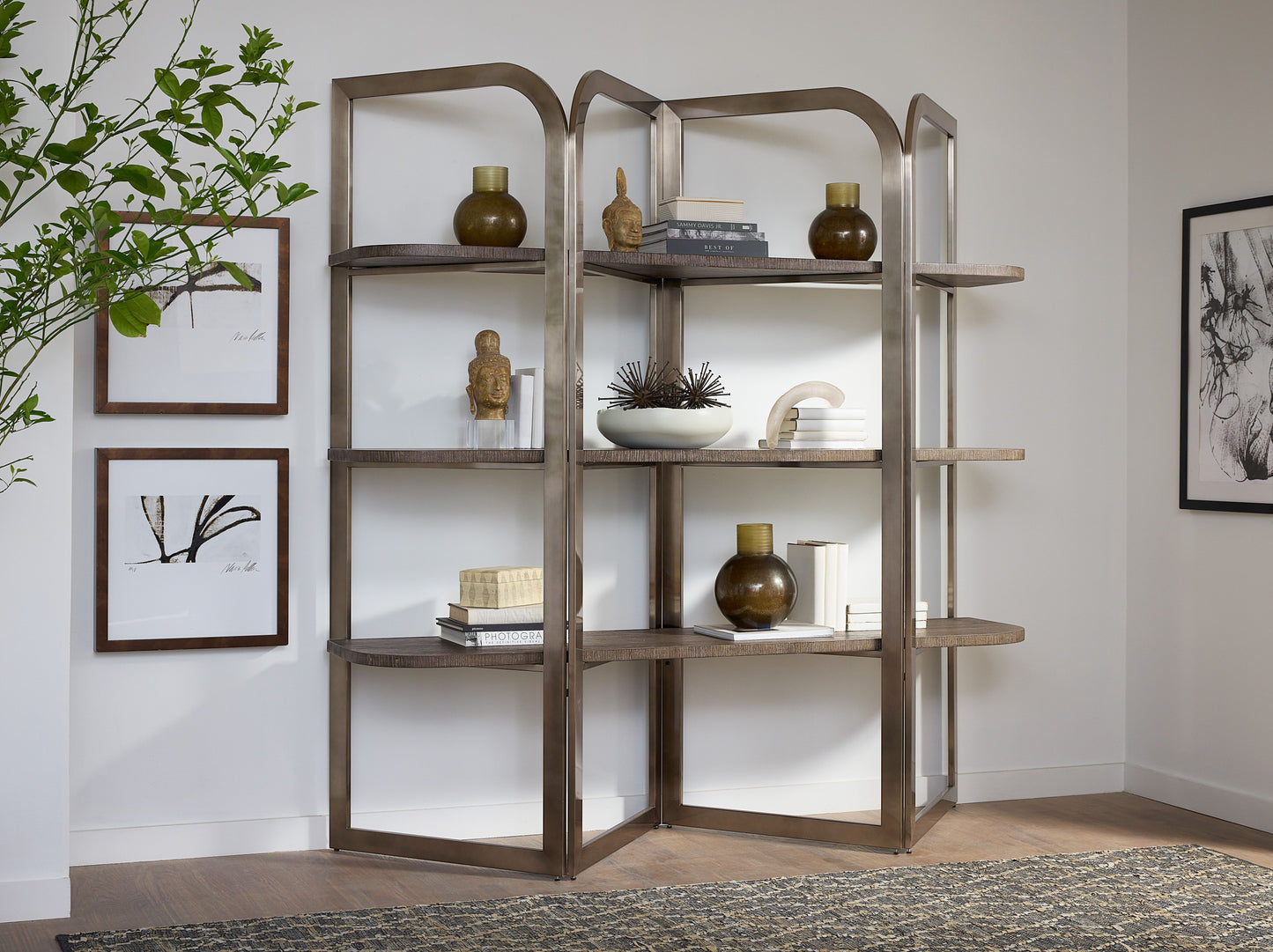 Modern mood etagere