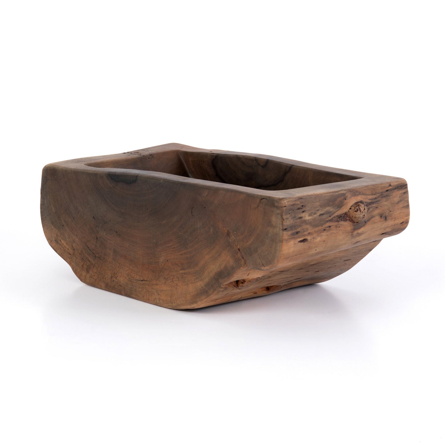 Centro wood bowl-ochre