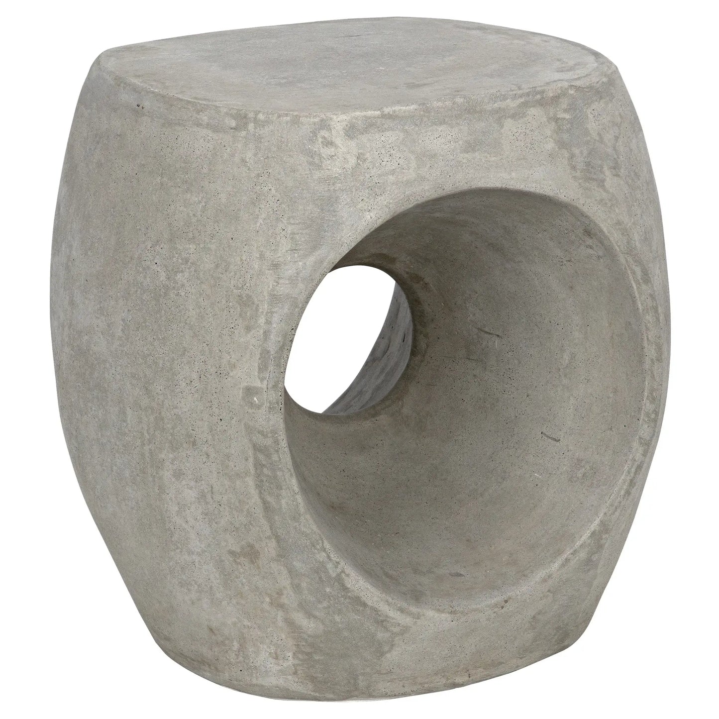 Trou side table/stool, fiber cement