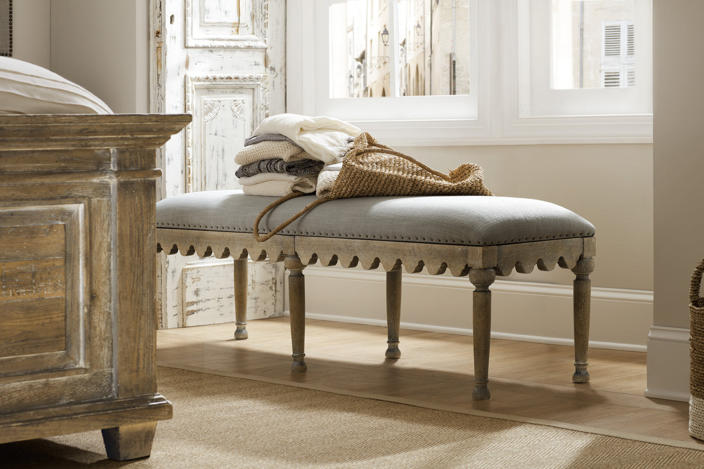 Boheme madera bed bench