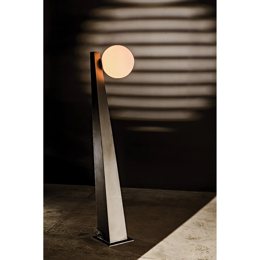 Roy floor lamp, black metal