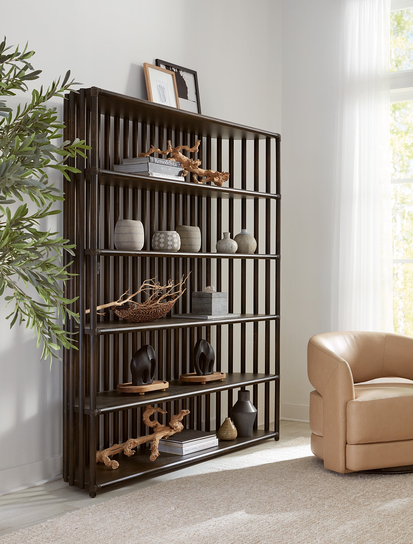 Retreat slatted bookcase