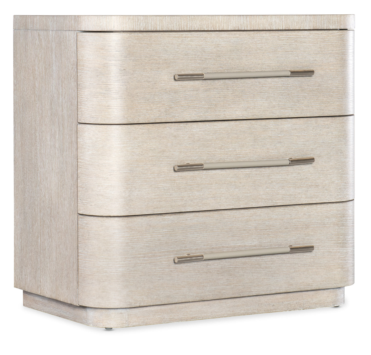 Modern mood three drawer nightstand