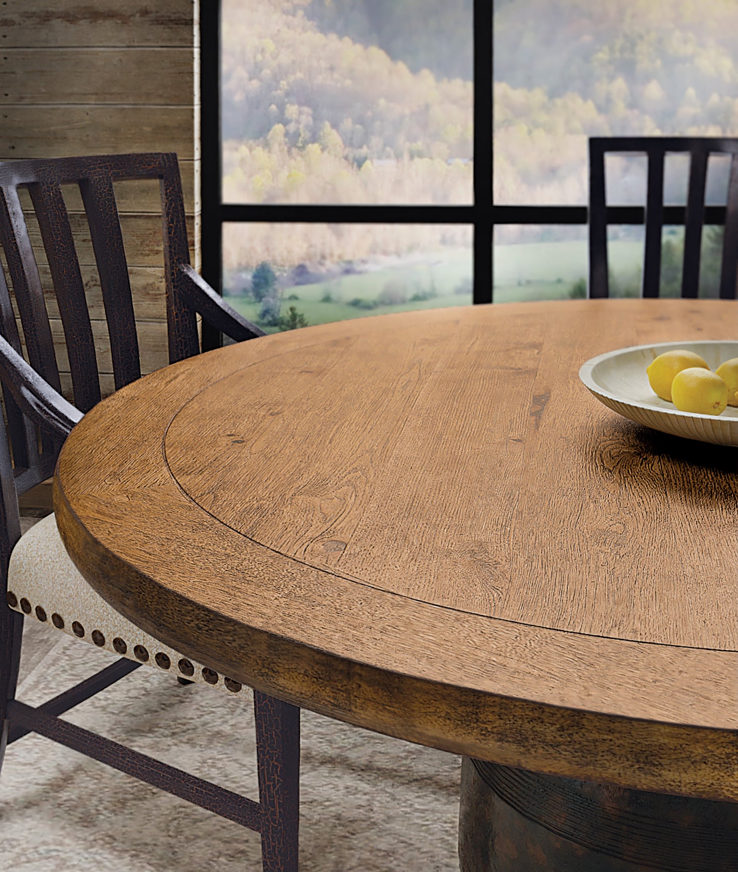 Big sky round dining table