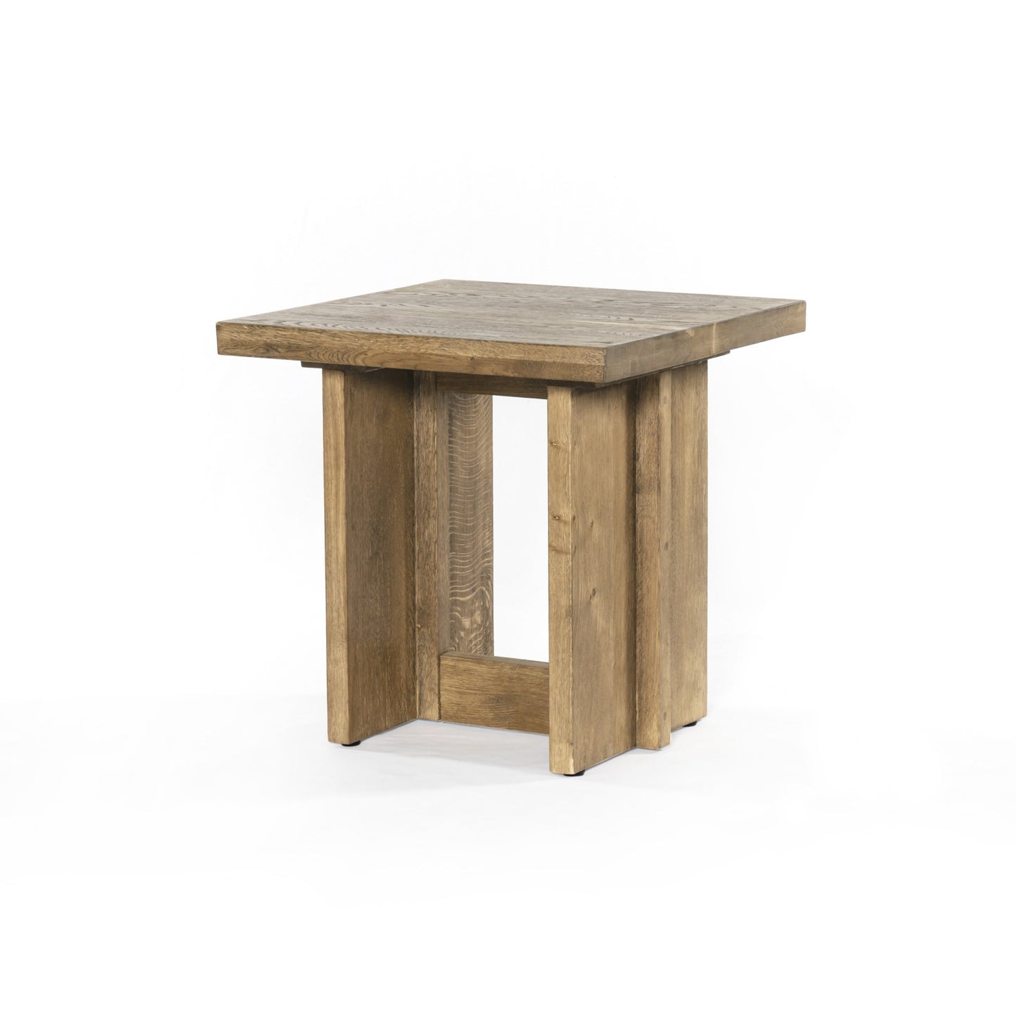 Erie end table - dark smoked oak