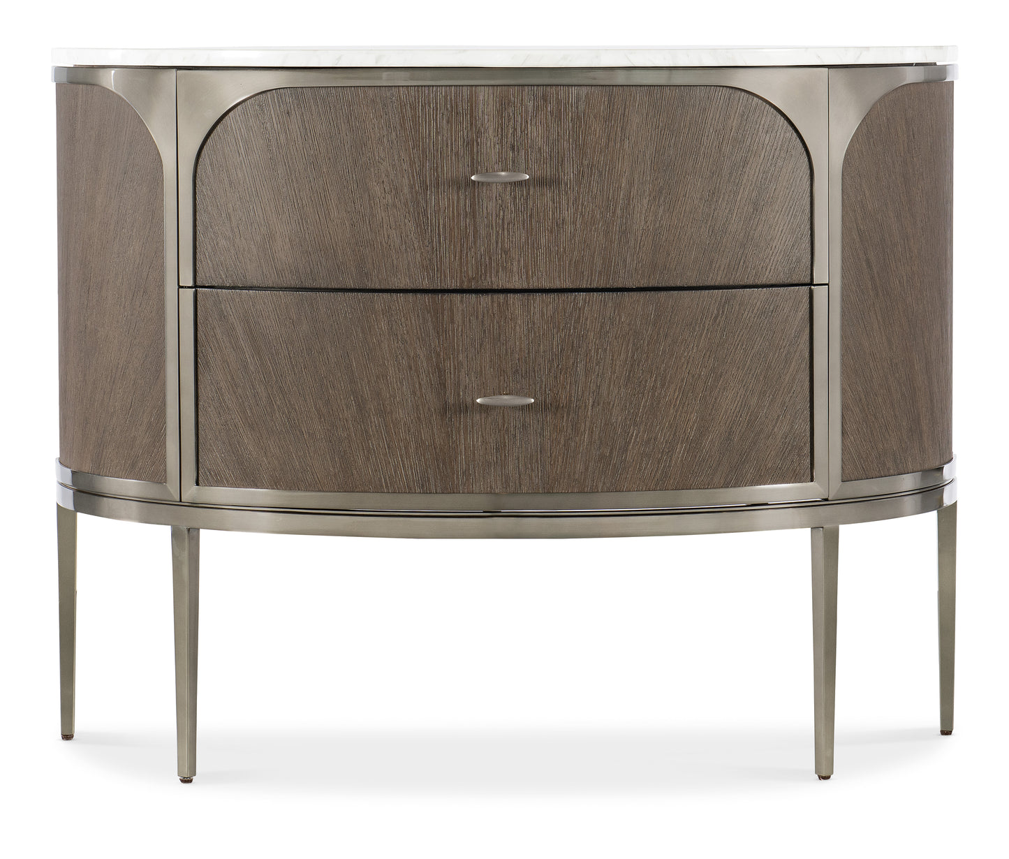 Modern mood two drawer nightstand