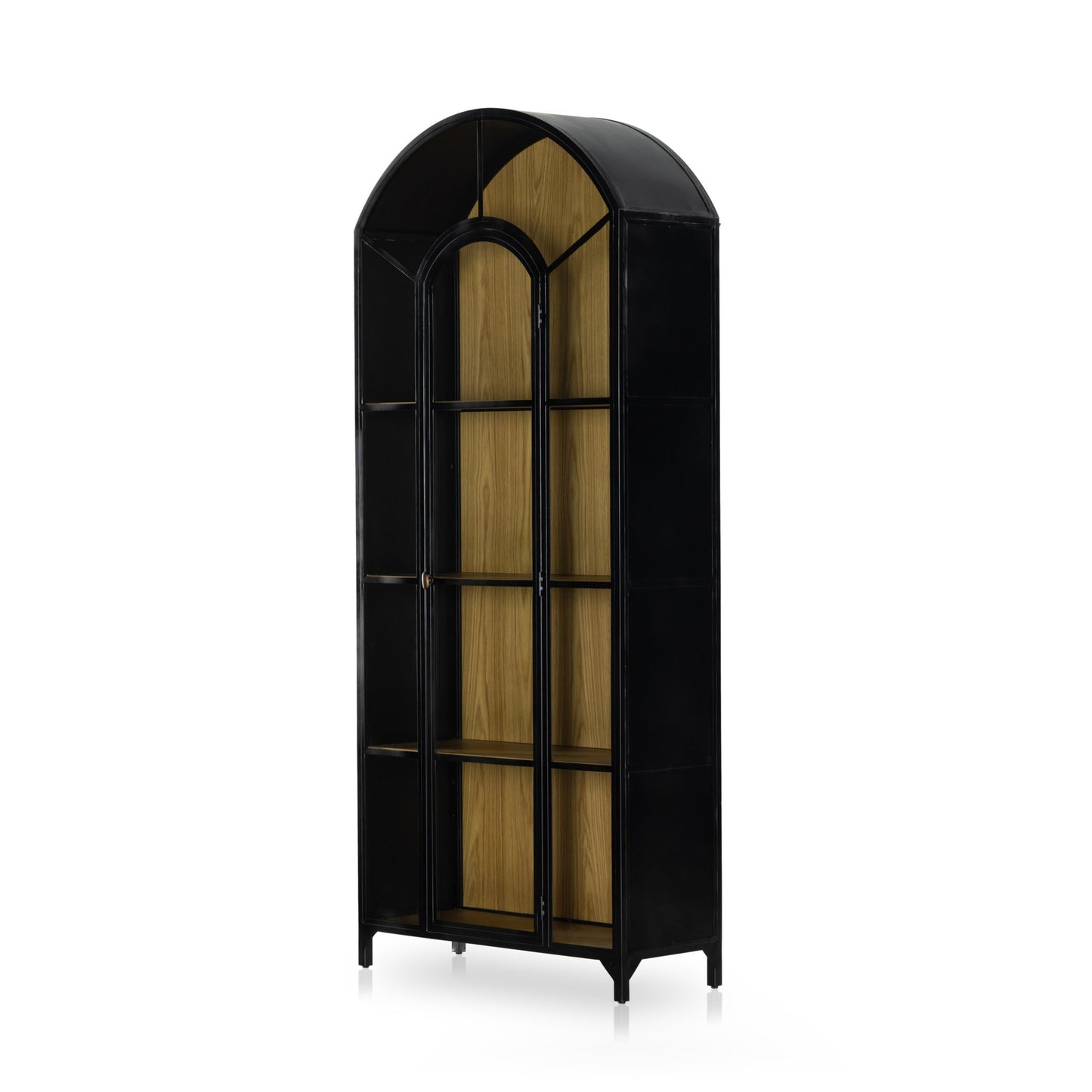 Belmont cabinet oak-black