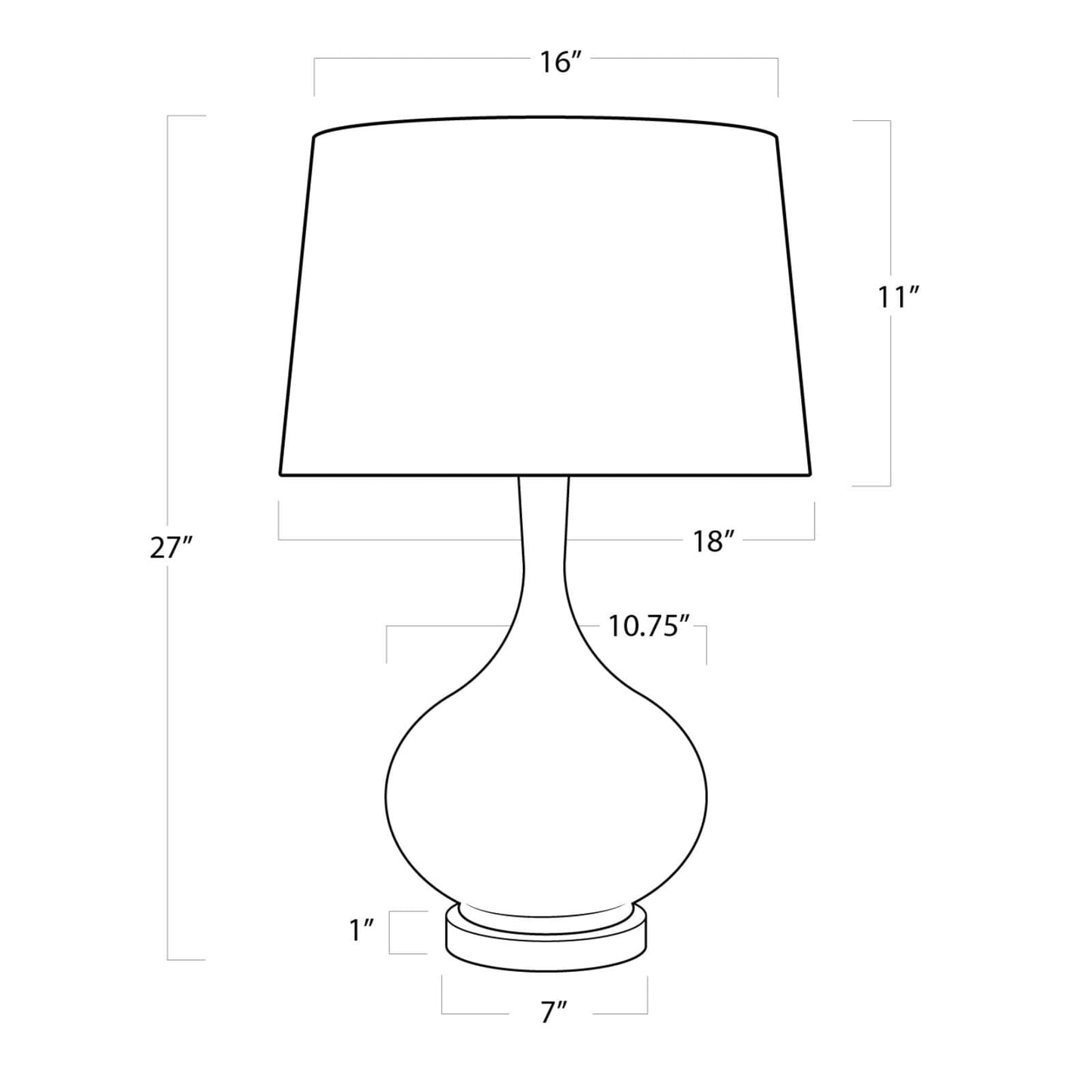 Ivory ceramic table lamp