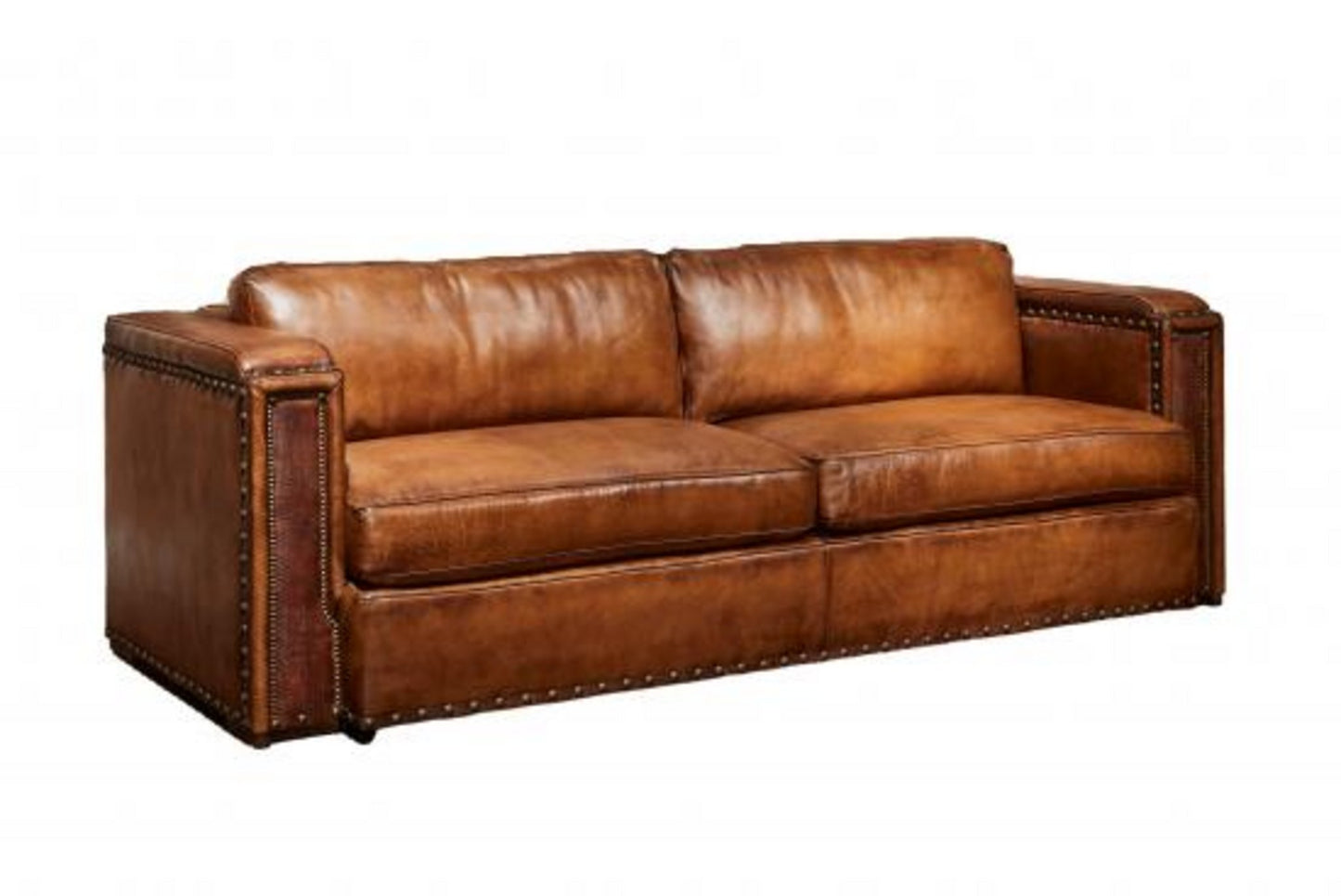 Bark leather sofa