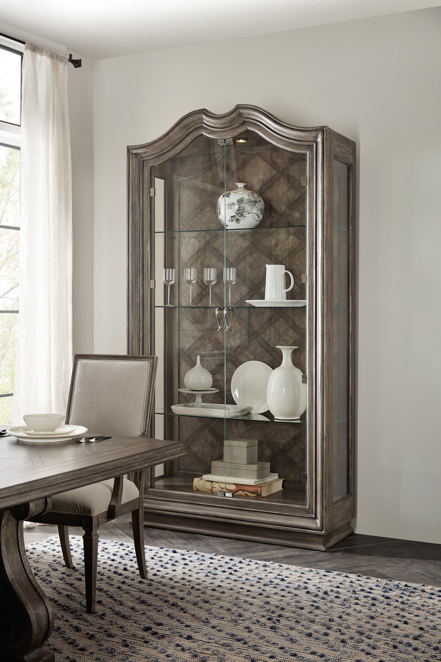 Woodlands display cabinet