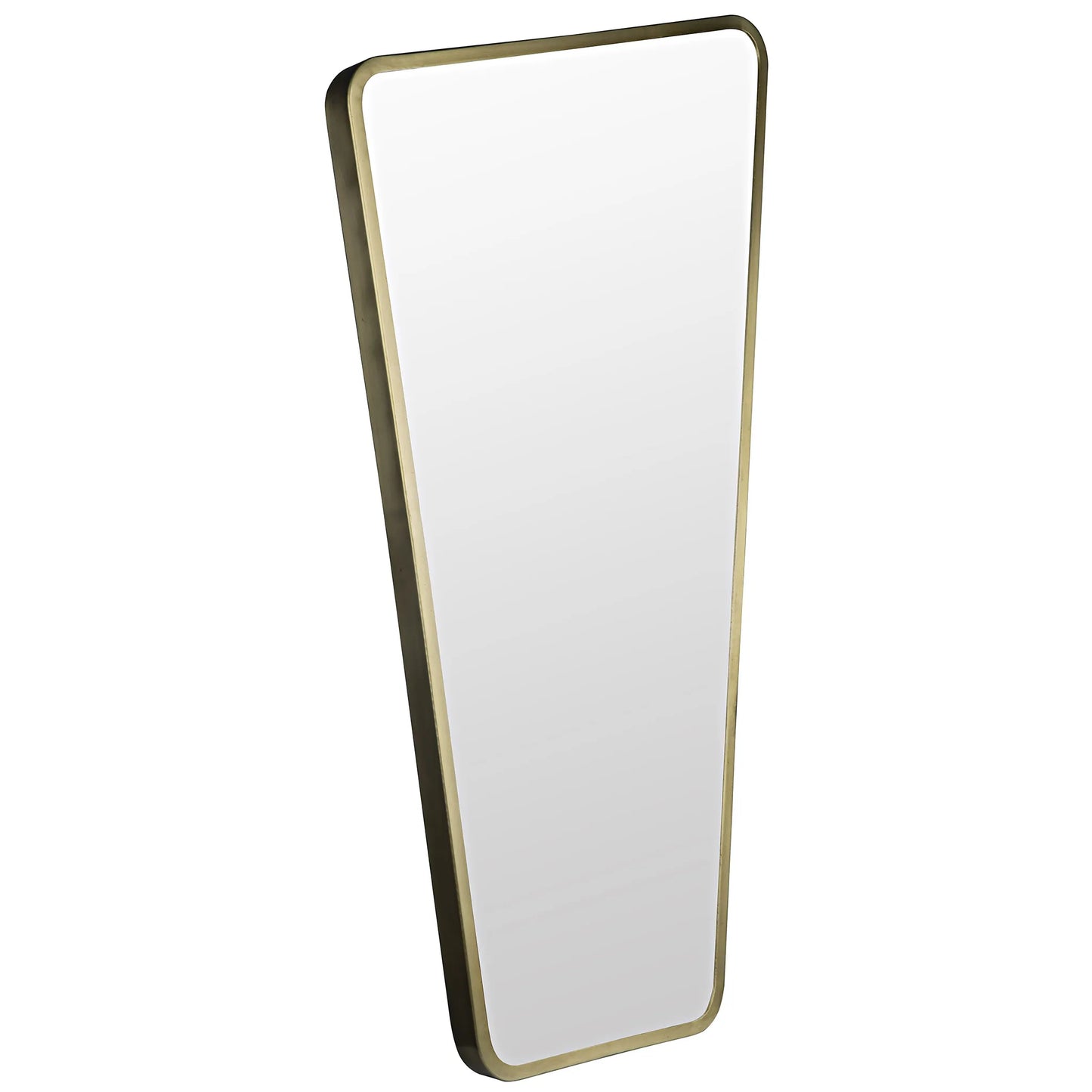 Juliet mirror, steel with brass finish