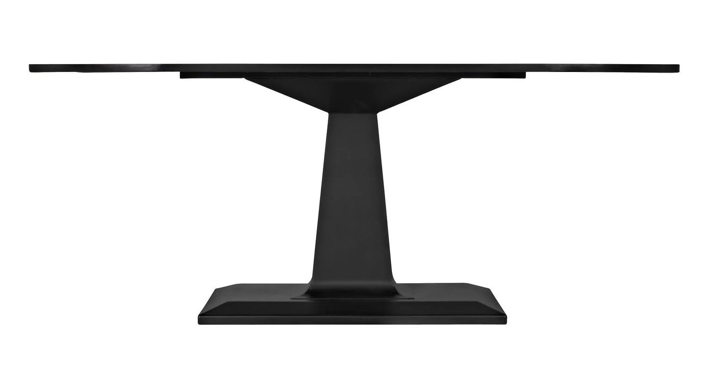 Amboss dining table, black steel