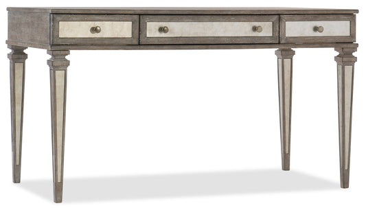 Rustic glam leg desk