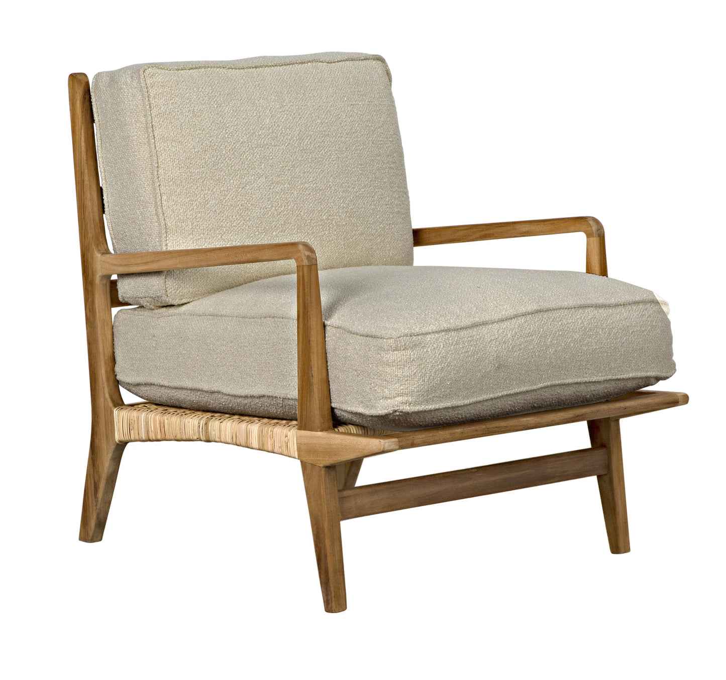 Allister chair, white us made cushions