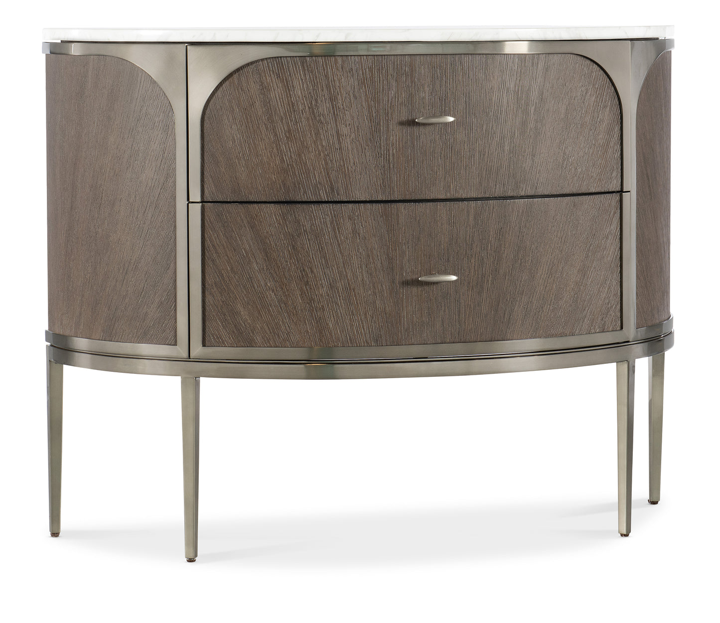 Modern mood two drawer nightstand