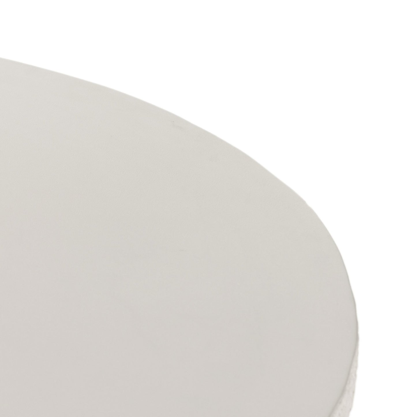 Otero round outdoor dining table 60" - blanc stone-matte stone