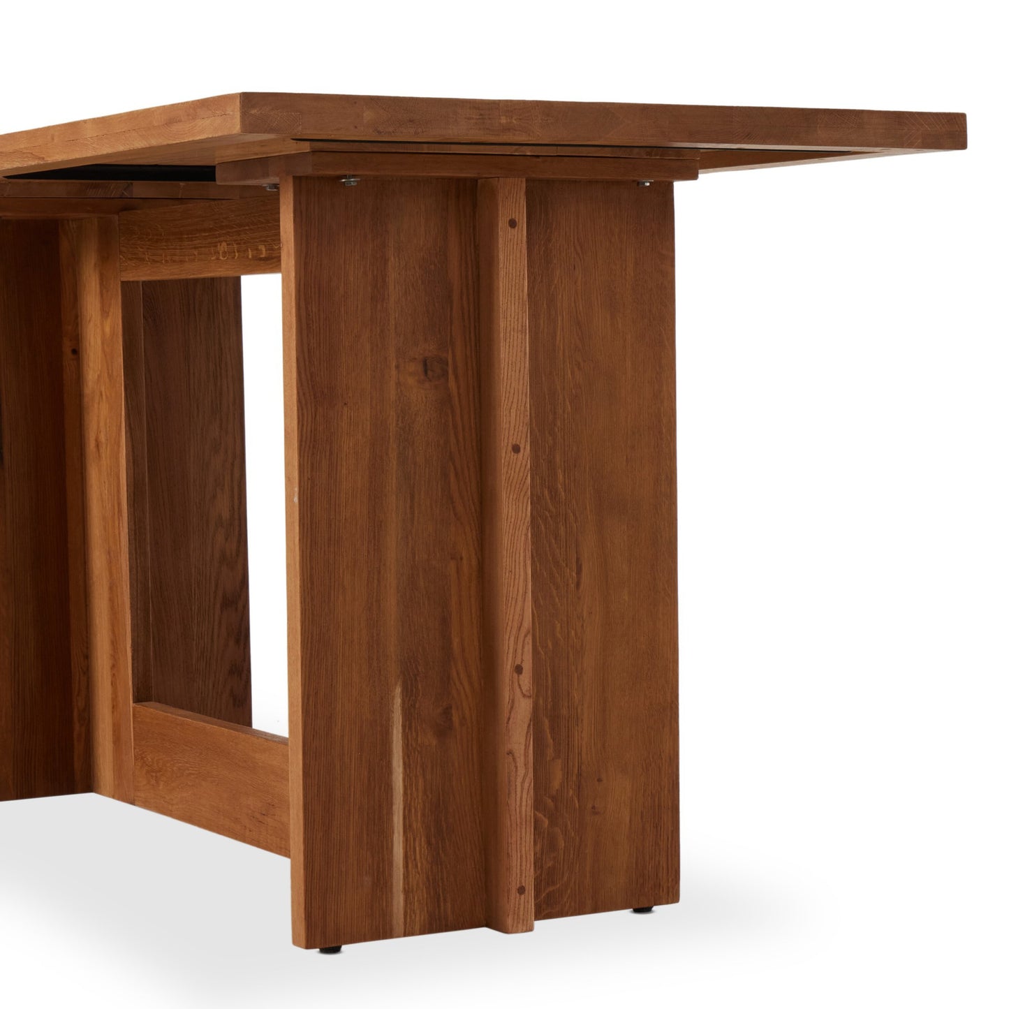 Erie bar table: dark smoked oak-bar