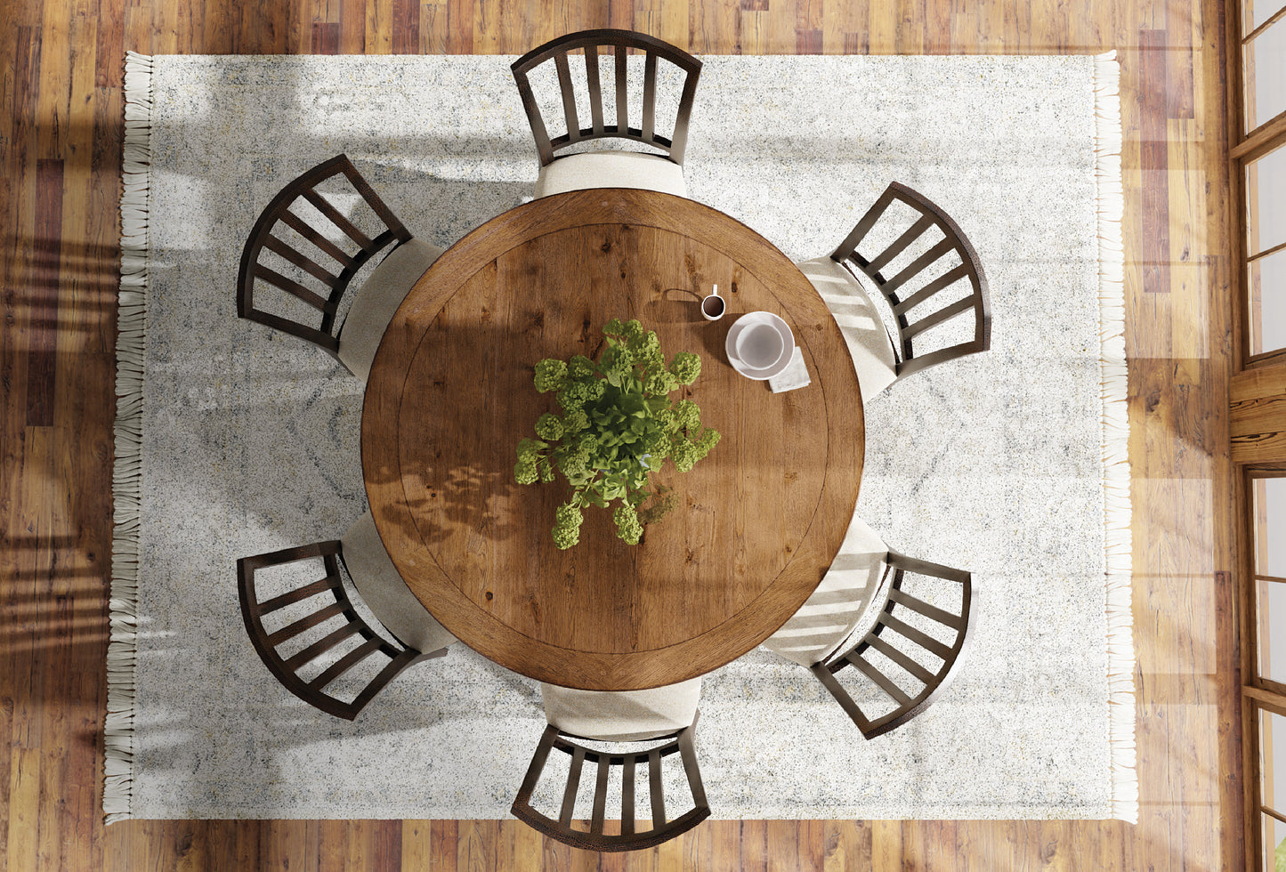 Big sky round dining table