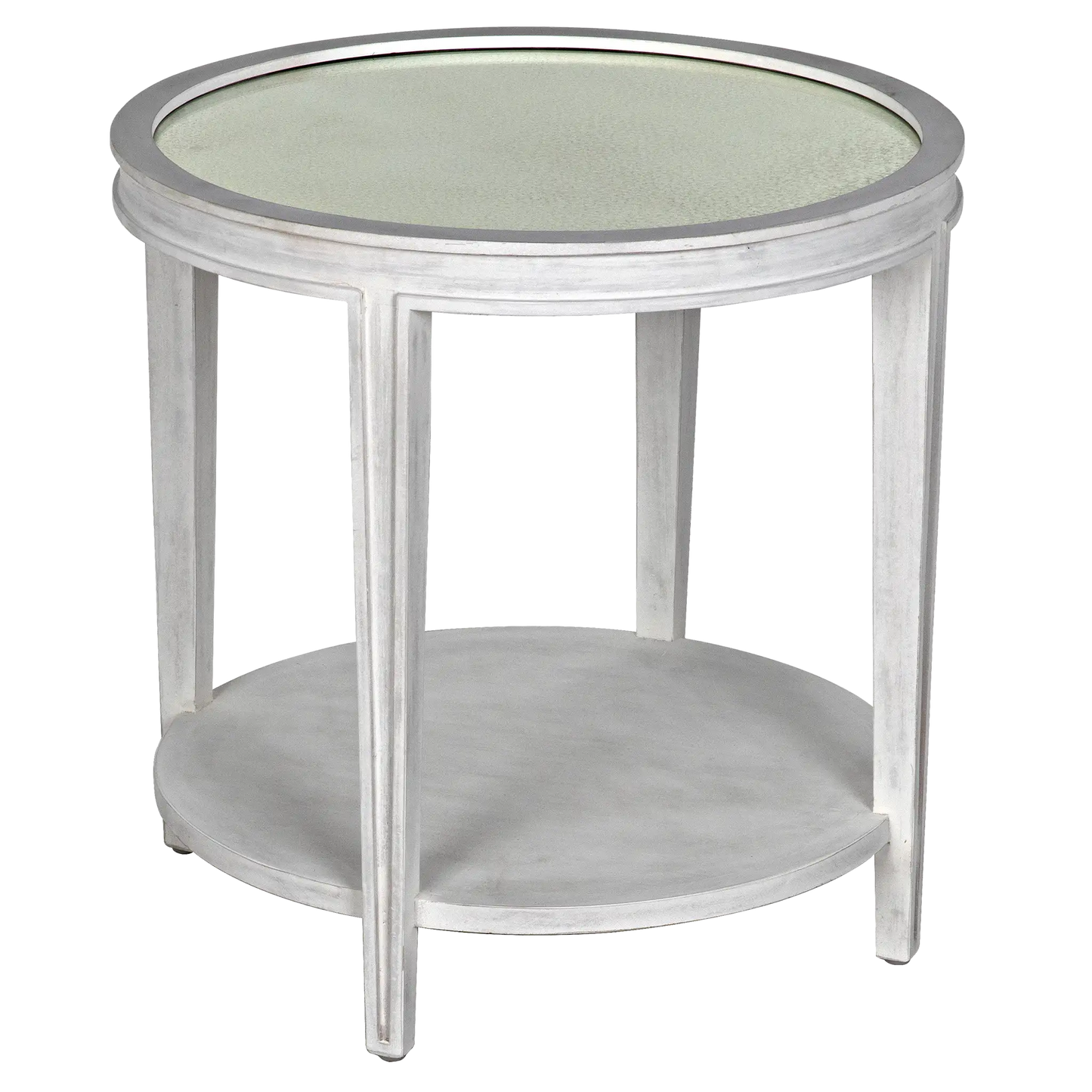 Imperial side table, white wash