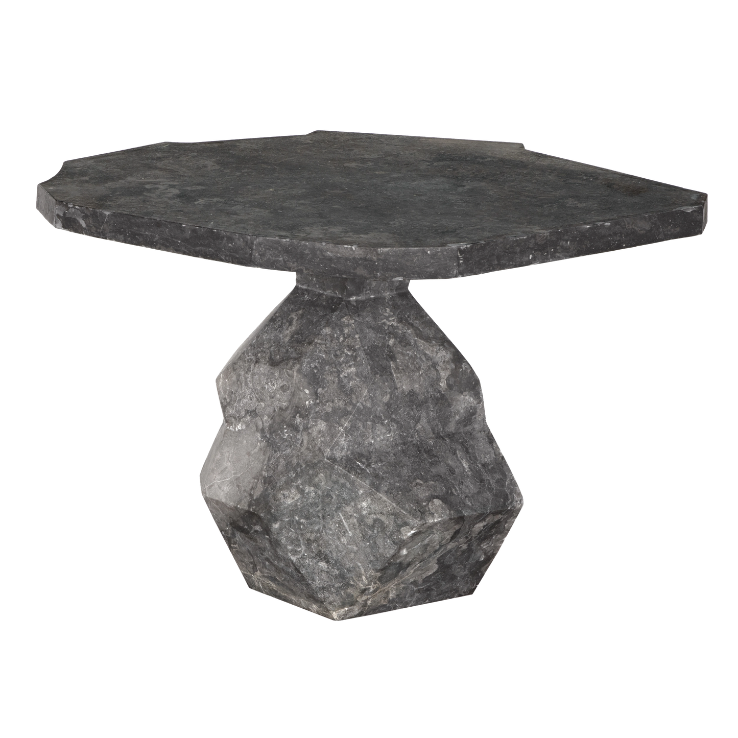 Rind table, black marble