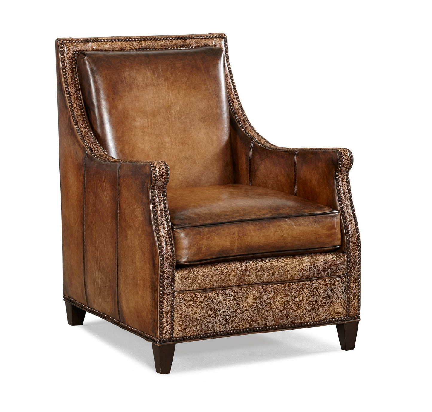 Putty leather chair