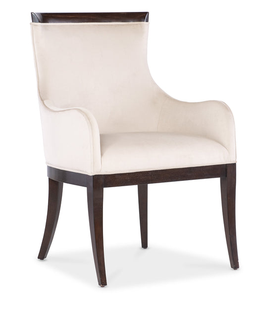 Bella donna upholstered arm chair