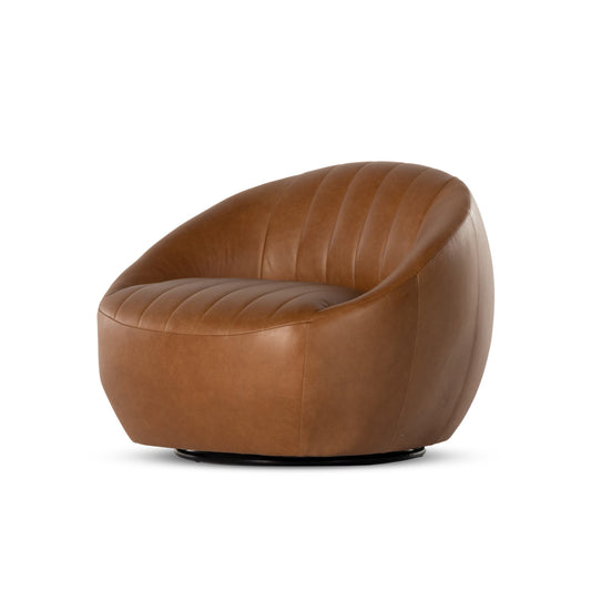 Audie swivel chair-heirloom sienna