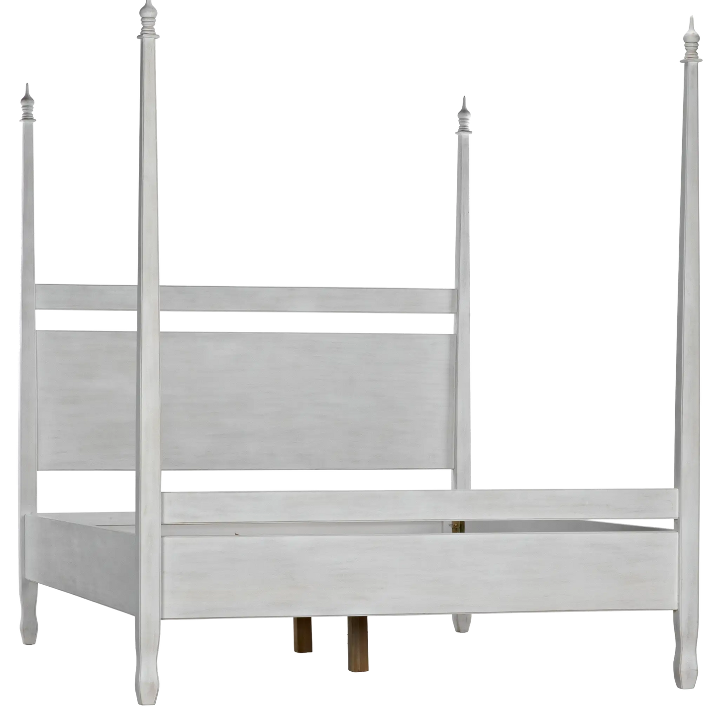 Venice bed, queen, white wash