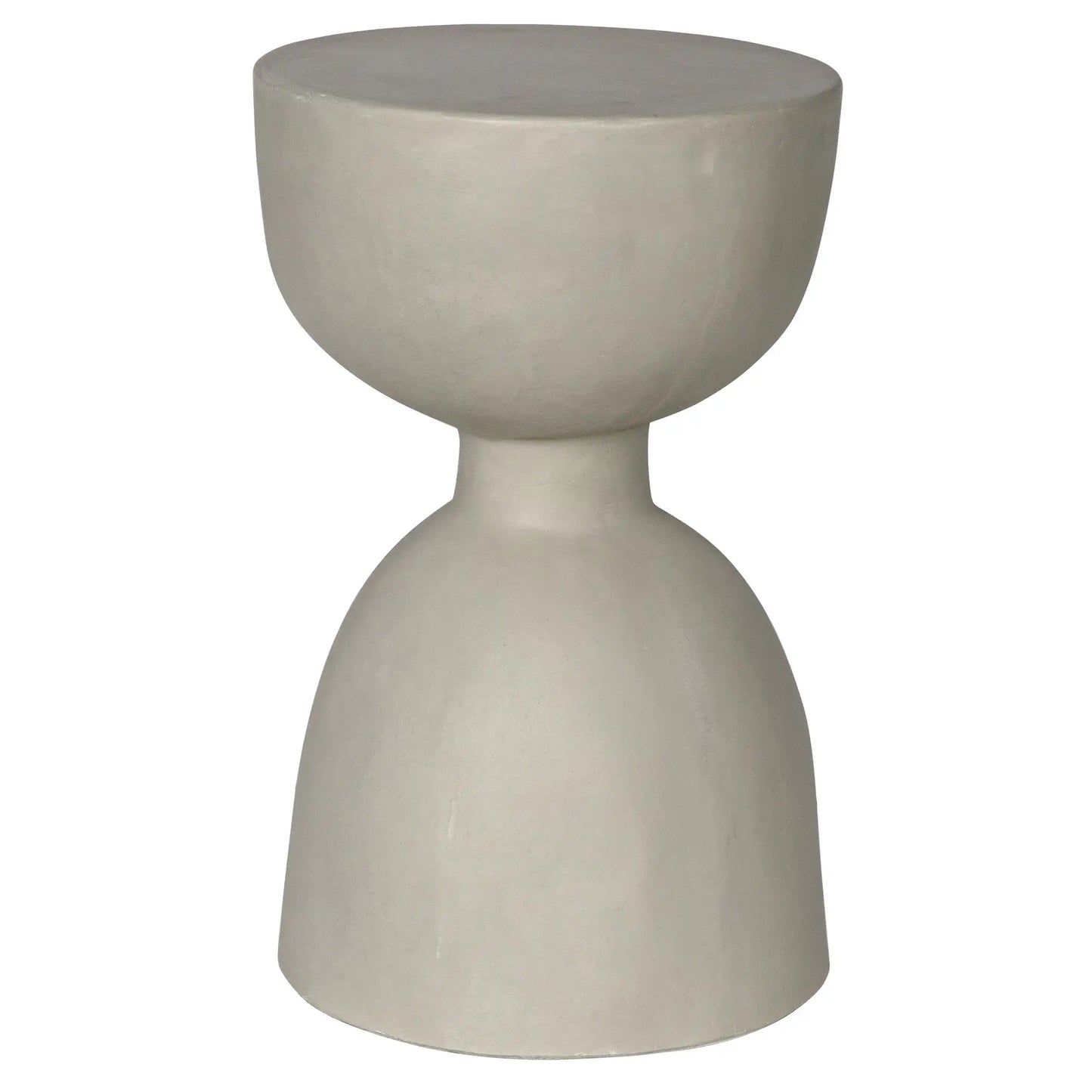 Hourglass stool, fiber cement