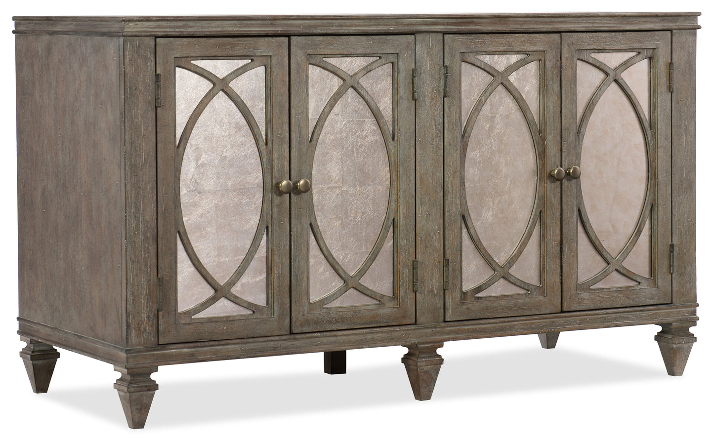 Rustic glam credenza