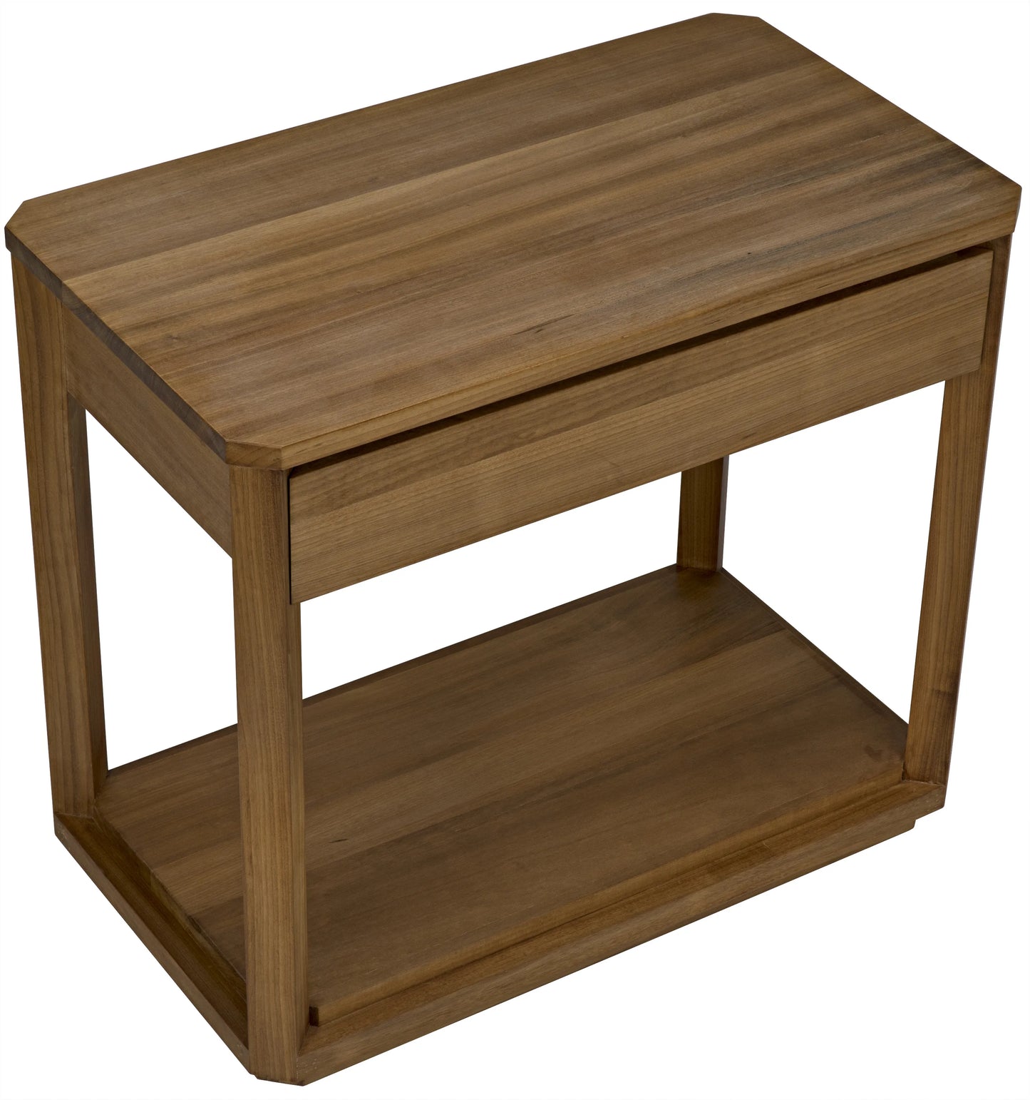 Sl11 side table, gold teak