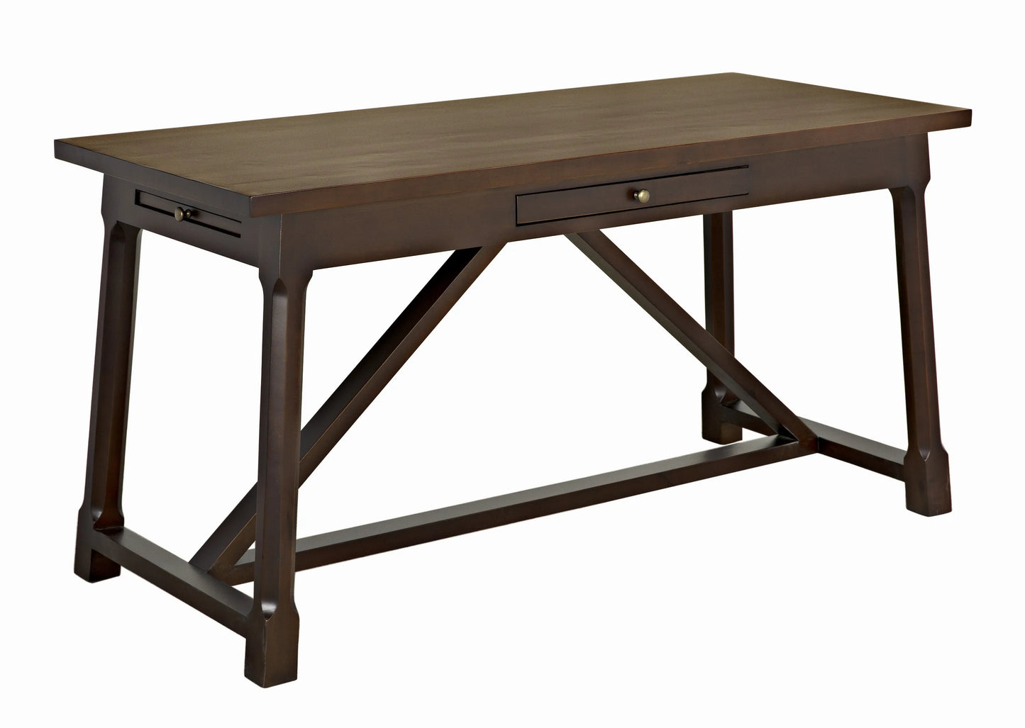 Sutton desk, distressed brown