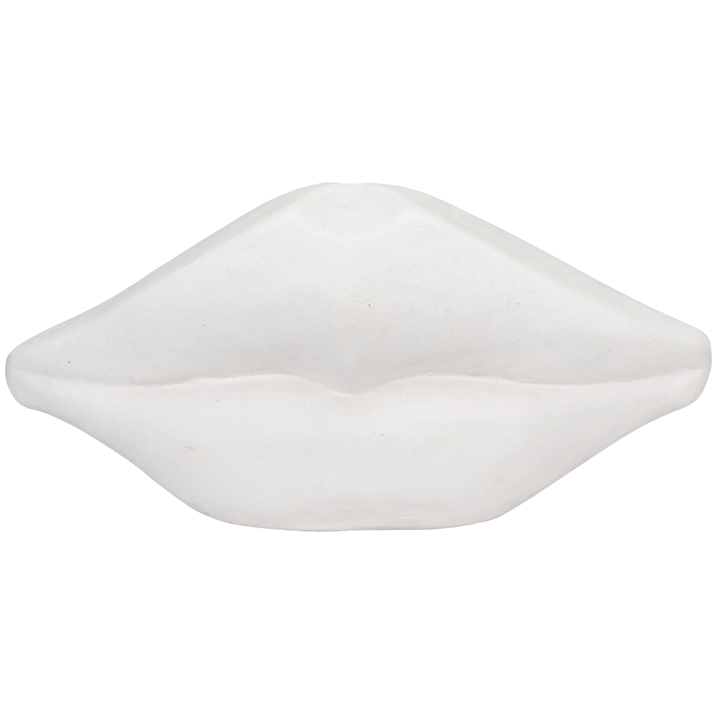 Lips, white fiber cement