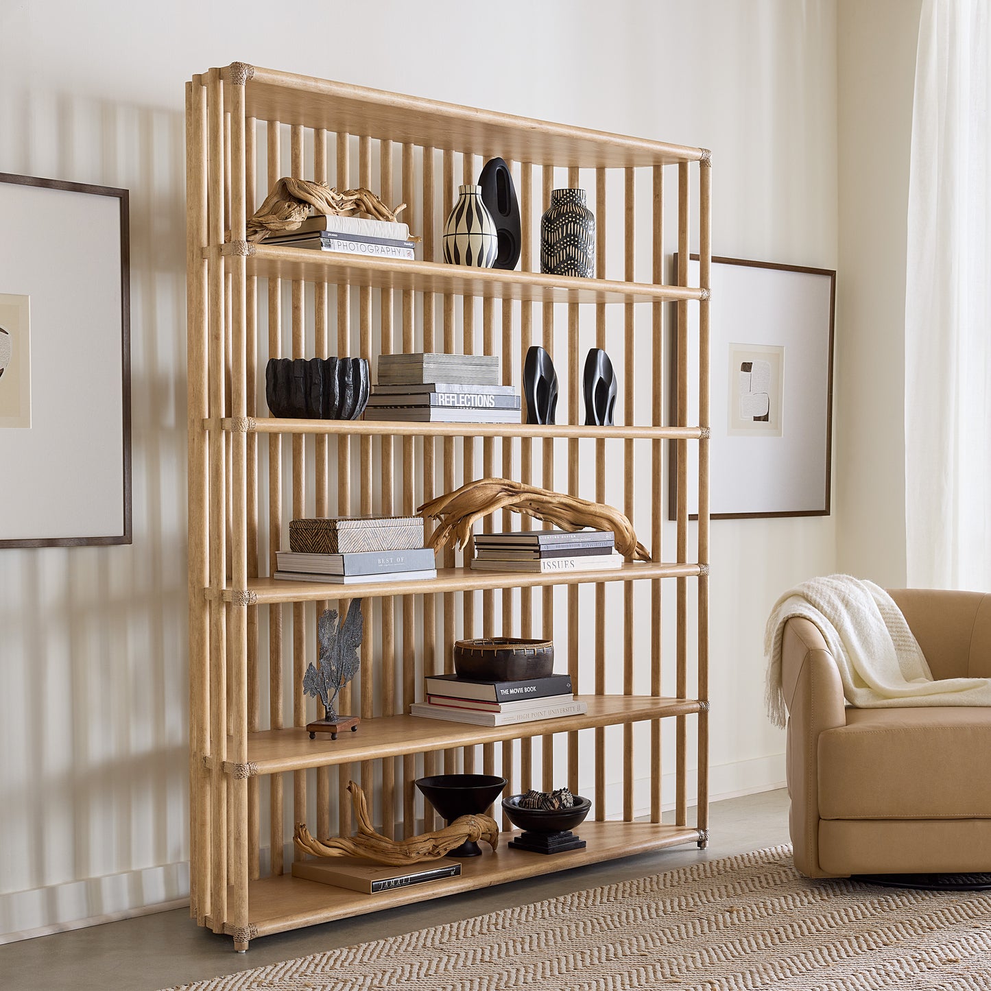 Retreat slatted bookcase