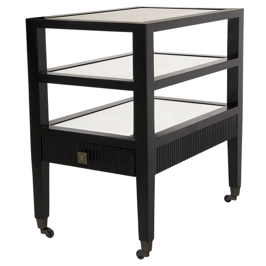 Lesly side table, black