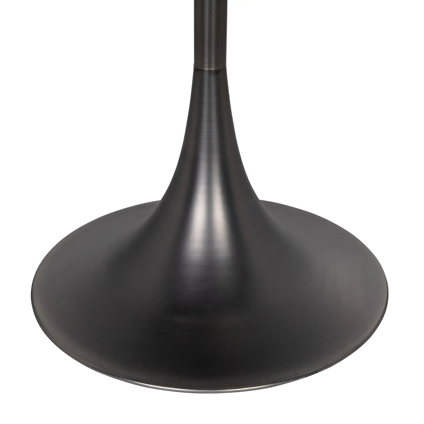 Drop floor lamp, gun metal finish