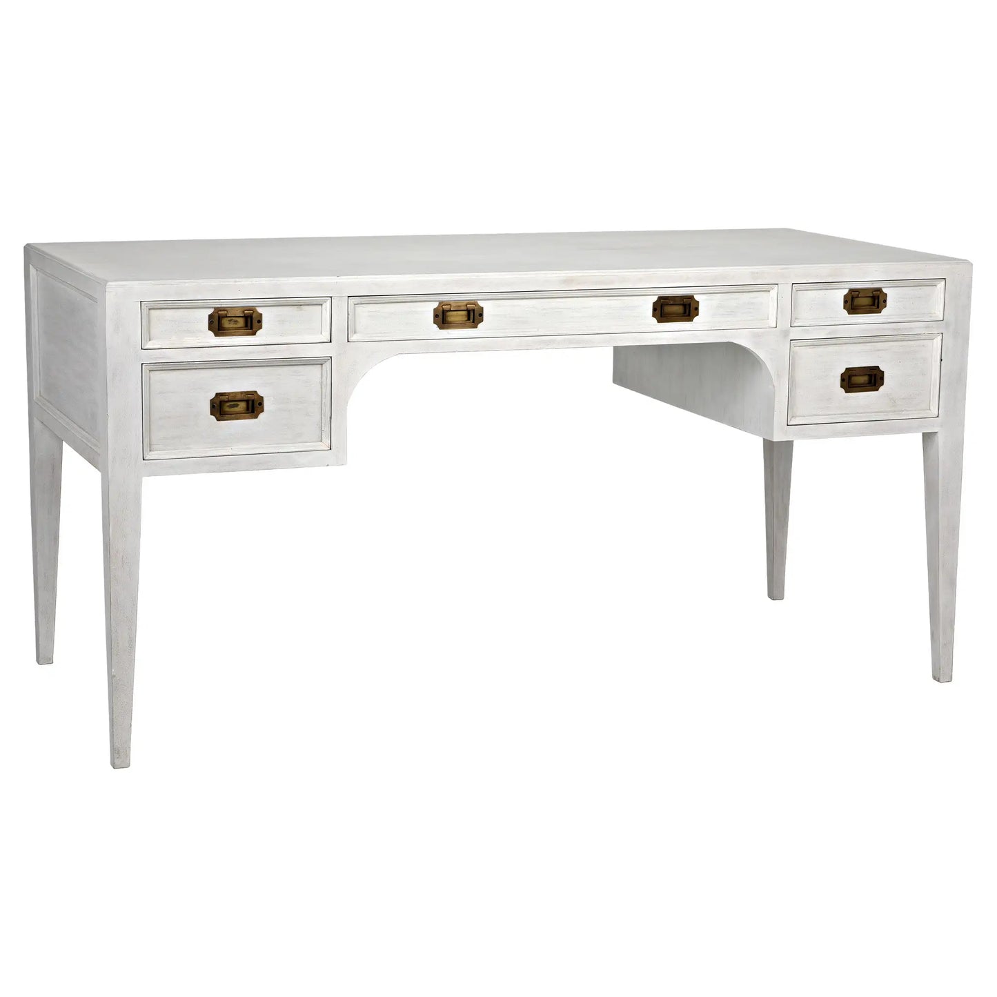 Africa desk, white wash